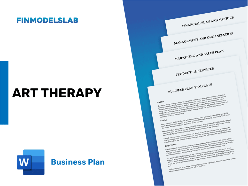 art therapy business plan