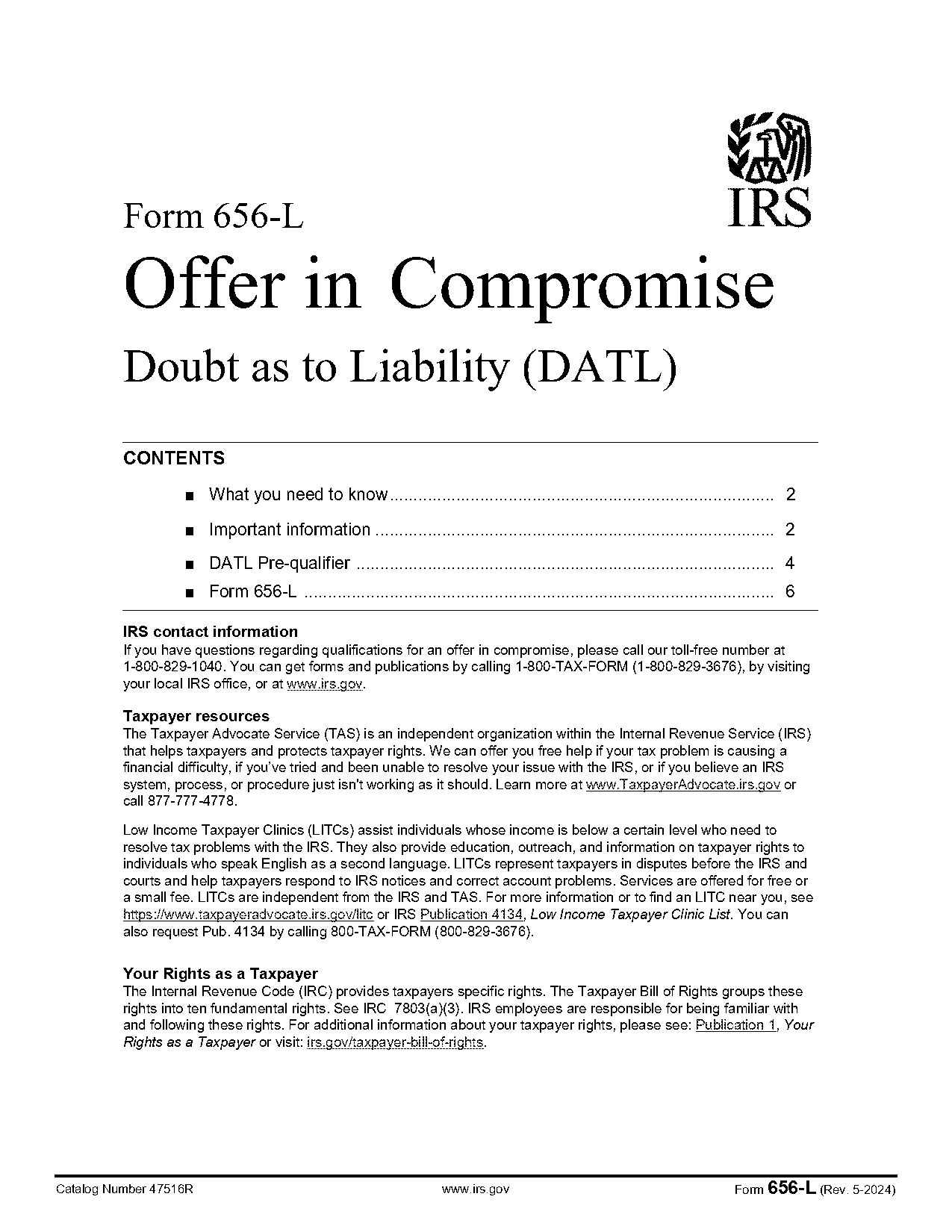 does the irs accept offer in compromise